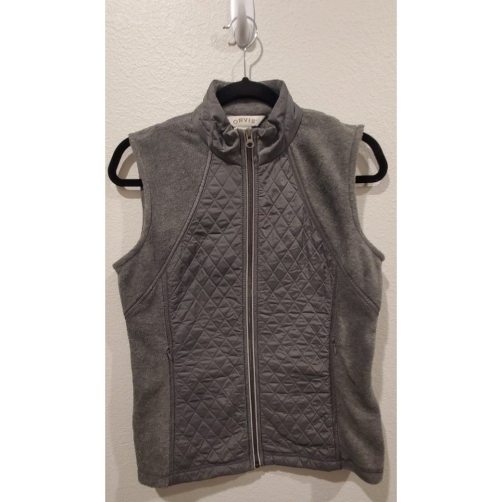 ORVIS Passport Gray Zipper Vest